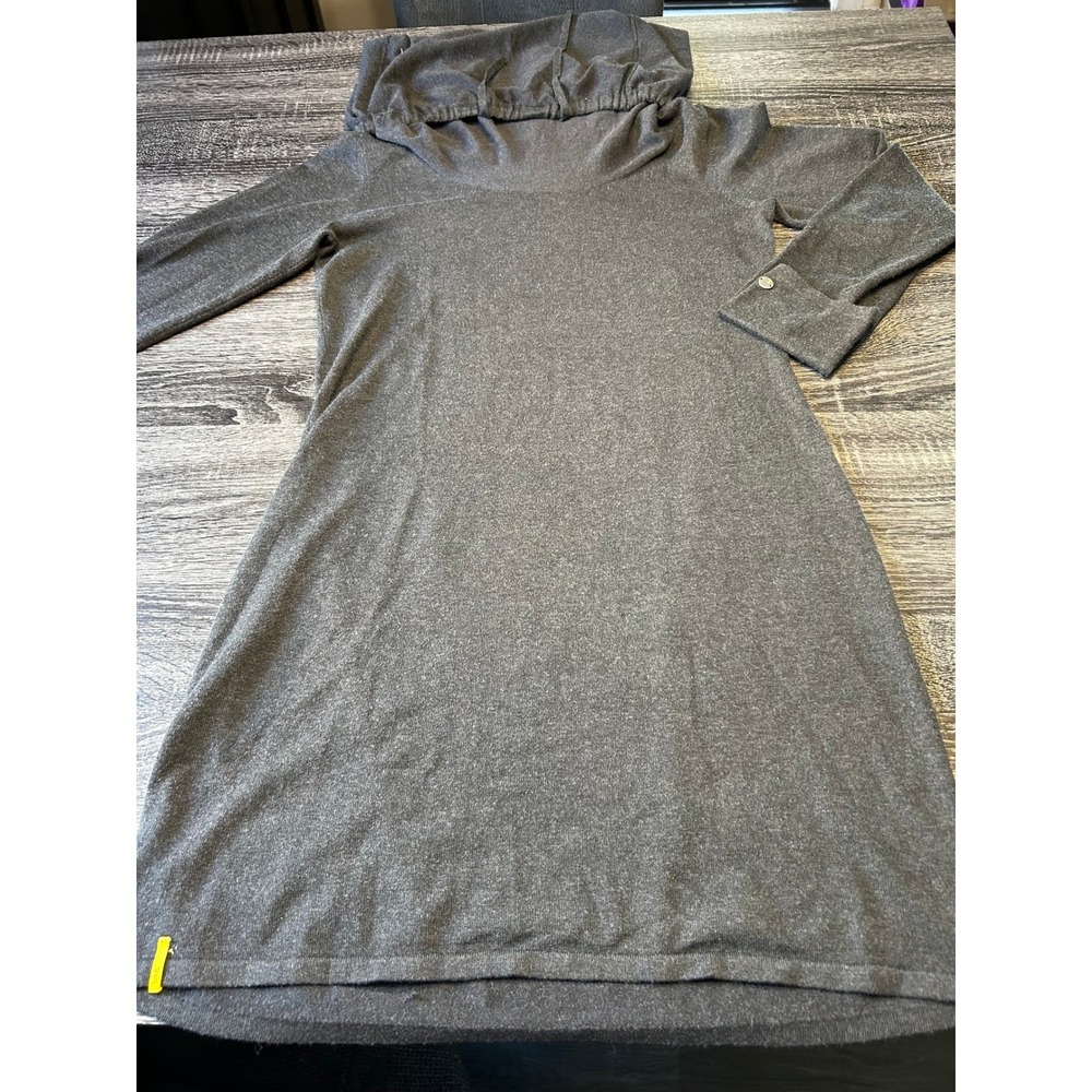 Lole Cowl Neck Knit Dress Womens Medium Athleisure Lounge Tunic Activewear‎